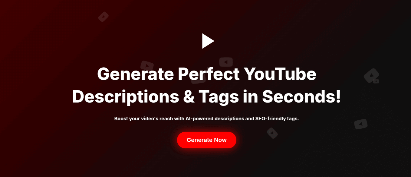 YouTube Description Tags Generator